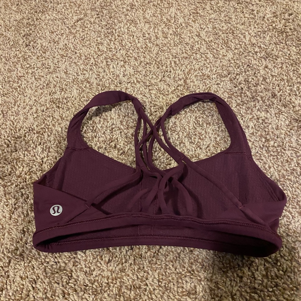 Dark purple lululemon bra